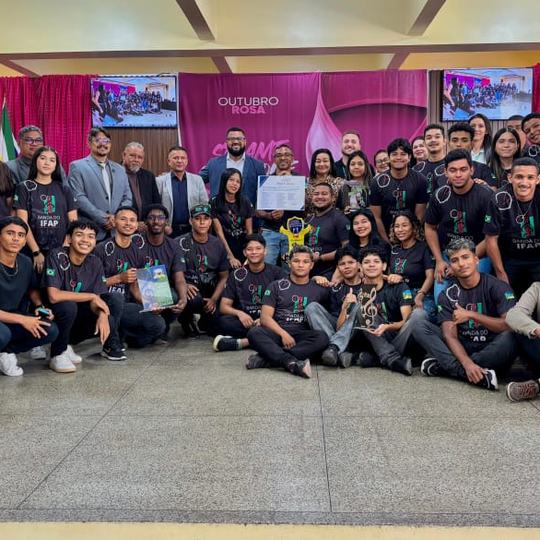 Banda Marcial Do Campus Laranjal Do Jari Recebe Moção De Aplausos Na Câmara Municipal