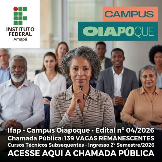 Ifap Faz Chamada Pública Para Cursos Técnicos No Campus Oiapoque